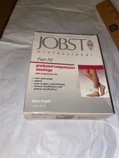 Graduated Mild Compression Stockings Knee High 18-25mm Open Toe Medium Jobst