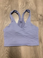 ALO Yoga Airbrush Real Bra Tank Purple Small