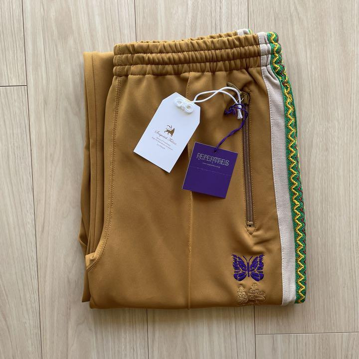 NEEDLES x Sasquatchfabrix Track Pants Straight Yellow Size NEEDLES x Sasquatchfabrix Track Pants Straight Yellow Size
