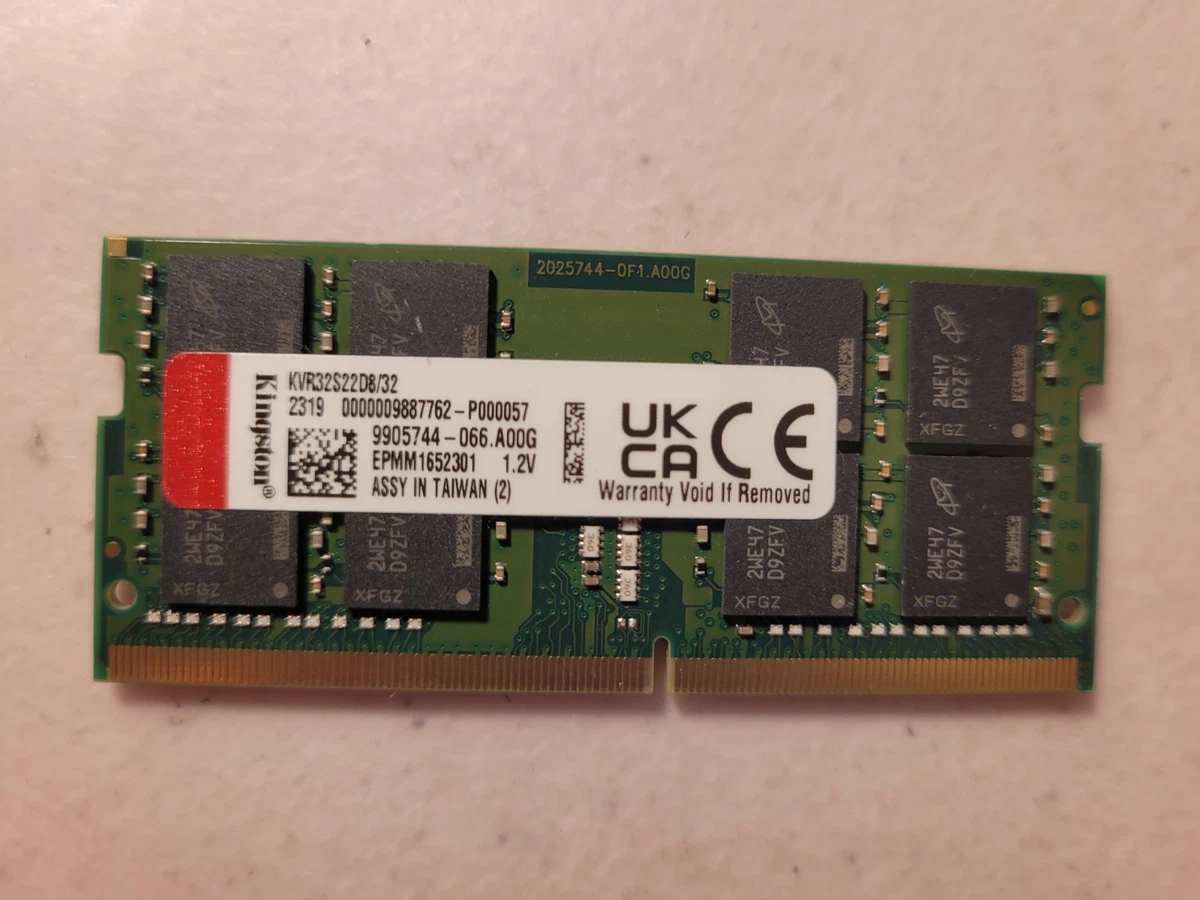 Kingston DDR4 SDRAM 32 GB Total Capacity Memory (RAM) for sale | eBay