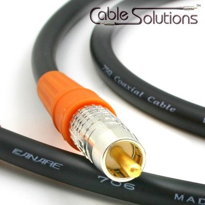 Canare LV-77S Pro Coaxial Digital Audio Interconnect Cable CEA 0.8m