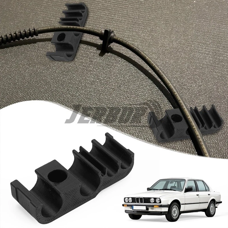 6x Replaces 1612177005 BMW E30 Brake Line Holder Fuel Pipe Bracket Plastic Mount - Image 2 of 4
