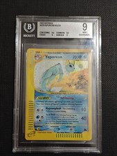 Pokemon BGS 9 Mint Vaporeon #H31 Holo Skyridge 2003 English new cert vintage  on eBay