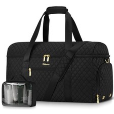 Travel Weekender Bags for Women: Overnight Bag with Shoe Compartment Large Tr...