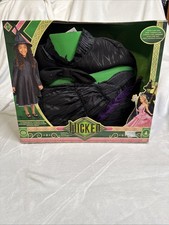 Wicked Deluxe Elphaba Black Defying Gravity Dress Up Set W/ Hat Size 4-6x