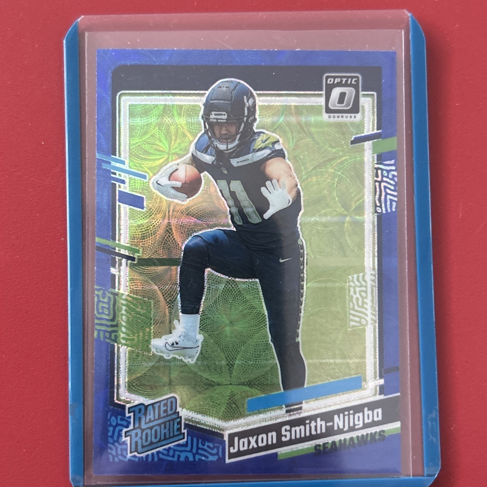 2023 Donruss Optic #293 Jaxon Smith-Njigba Blue Scope