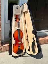 Cecilio CVA-400 Viola 12  1/2 Size Solid Wood Outfit Case Bow Shoulder Rest