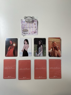 red velvet Irene Like A Flower 4 Pcs Set official TME qq music Pob photocard Pc