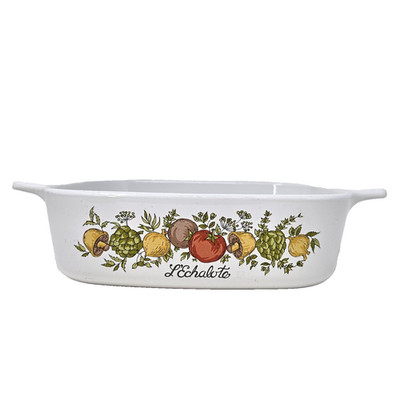 Corning Ware 1 Quart Casserole Dish A-1-B L'Echalote Spice of Life Rare Vintage