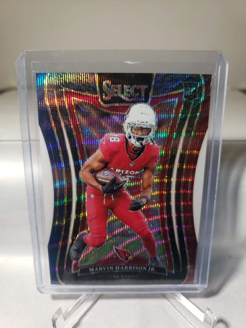 2024 PANINI SELECT RK TRI COLOR WAVE PRIZM SP MARVIN HARRISON JR 051/149 NO. 384