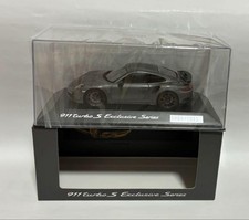 1/43 Spark Porsche 911 Turbo S Minicar gray metallic