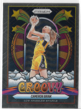 2025 Panini Prizm WNBA Groovy #2 Cameron Brink Los Angeles Sparks Stanford