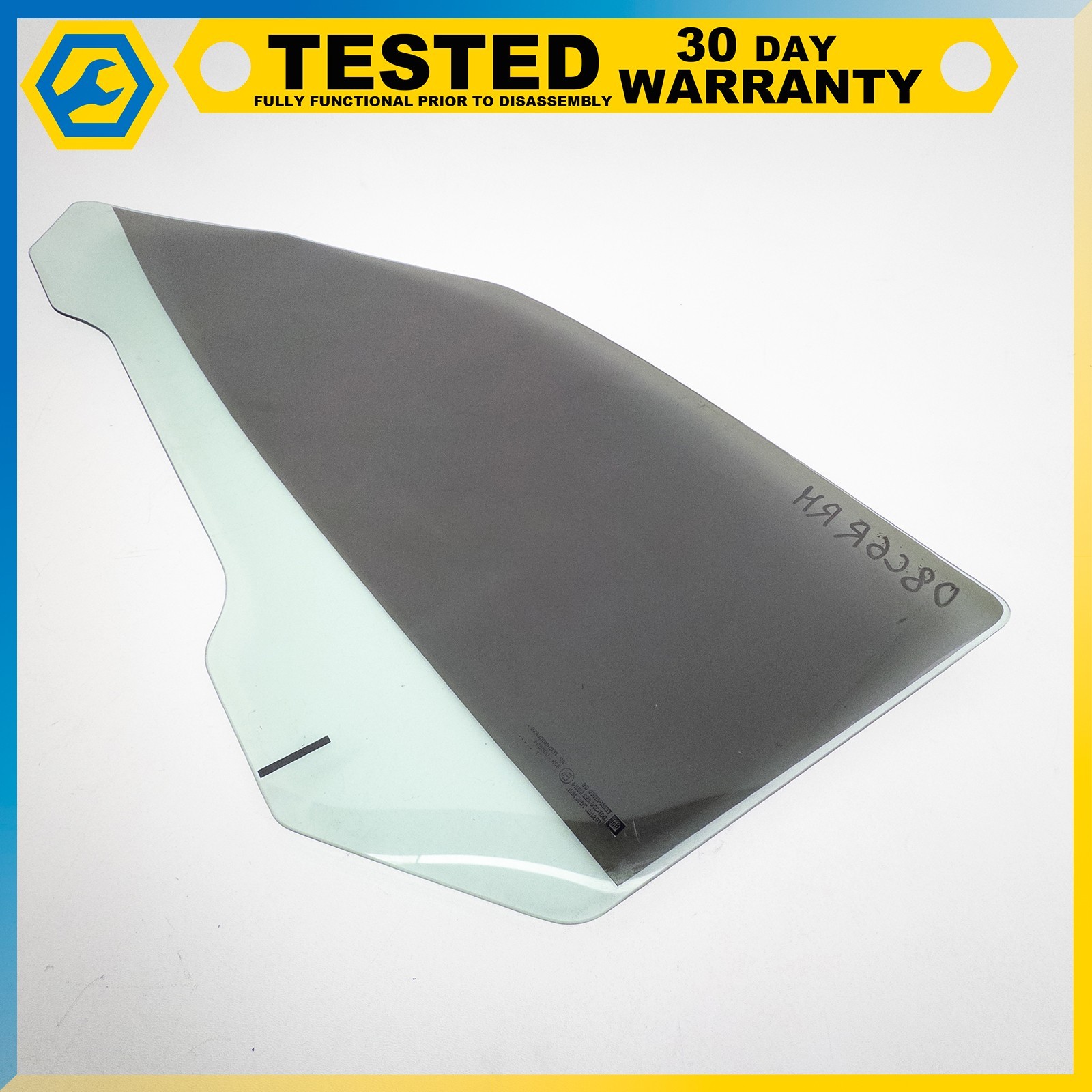 05-13 CHEVROLET CORVETTE C6 FRONT RIGHT PASSENGER SIDE DOOR WINDOW GLASS OEM