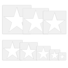 Reusable Large Star Stencil Template for Painting, Crafts, and Home Decor