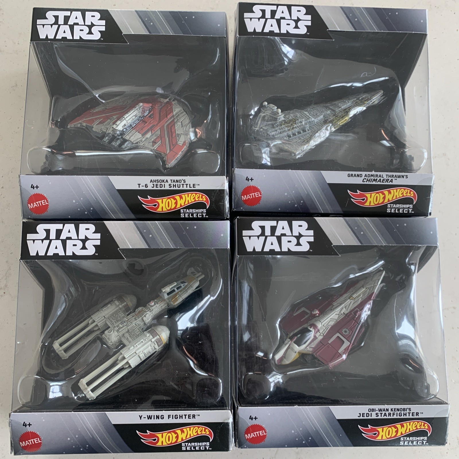 Hot Wheels Star Wars Starships Select Bundle! Die-Cast, Mattel, Brand New!  (H1)