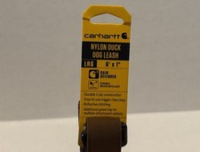 Carhartt Nylon Duck Dog Leash Size Large 6'x1' Rain Defender -- Brand New