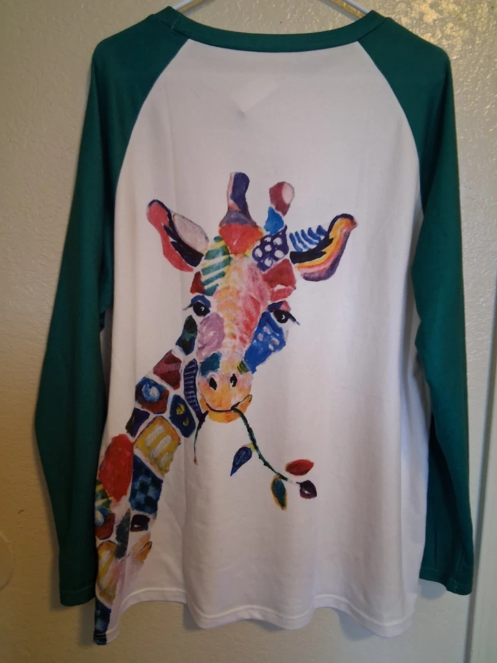 Camisa Jirafa Mujer 2x Foto 2 de 2