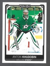 2021-22 O-Pee-Chee Anton Khudobin #387 Dallas Stars Hockey NHL Card