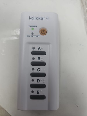 OEM iClicker + Plus RLR15 Student Classroom Response System Remote Control Unit