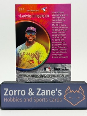 VLADIMIR GUERRERO JR 2025 Topps Chrome Update FORTUNE 15 BLUE JAYS