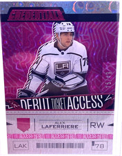 2023-24 Credentials Debut Ticket Access Pink /49 Alex Laferriere #163 Rookie RC
