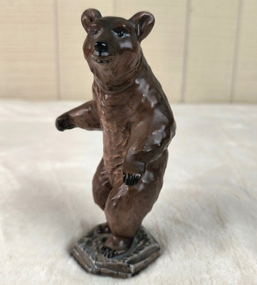 Vintage Rosenthal Germany Porcelain Bear Figurine Standing Grizzly 6.5''