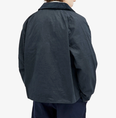 Navy ~ Barbour OS Transporter Casual Jacket MSRP$435 British