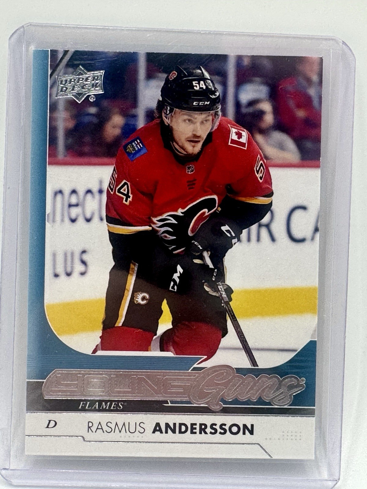2017-18 Upper Deck Young Guns Rasmus Andersson #218 Rookie RC