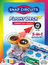 Snap Circuits Flight Deck Science/STEM Toy kit  Ages 8  Construction Gift ...