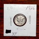 1926  SILVER MERCURY DIME - GRADES "EXTREMELY FINE"