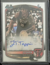 2025-26 Bowman Basketball JT Toppin 1st Bowman Chrome Prospect Auto