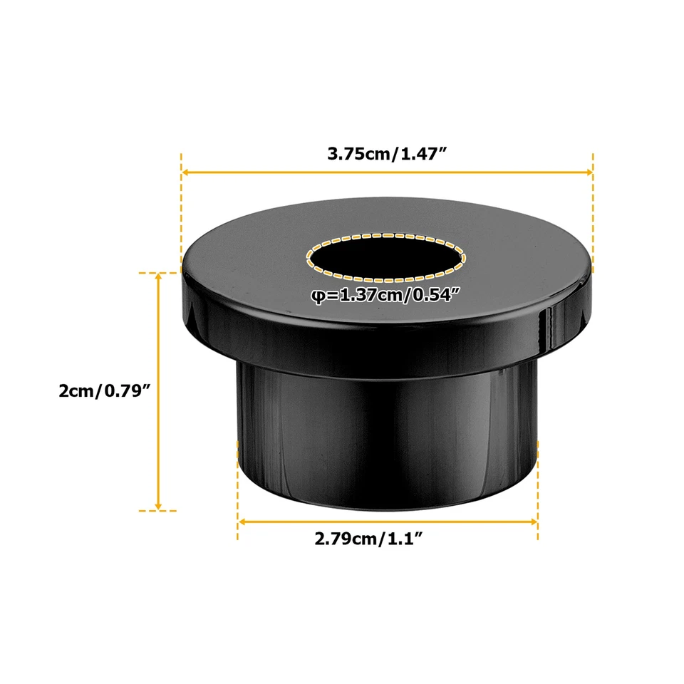 Bujes elevadores de manillar de tocho sólido CNC para Harley SPORTSTER SOFTAIL SLIM DYNA Foto 2 de 4