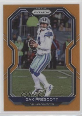 2020 Panini Prizm Orange Prizm 154/249 Dak Prescott #150 0z9e