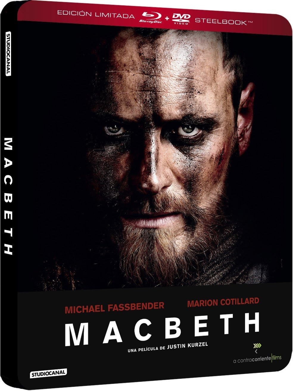Macbeth 2015 - Blu Ray / DVD - Steelbook -  Michael Fassbender - New & Sealed