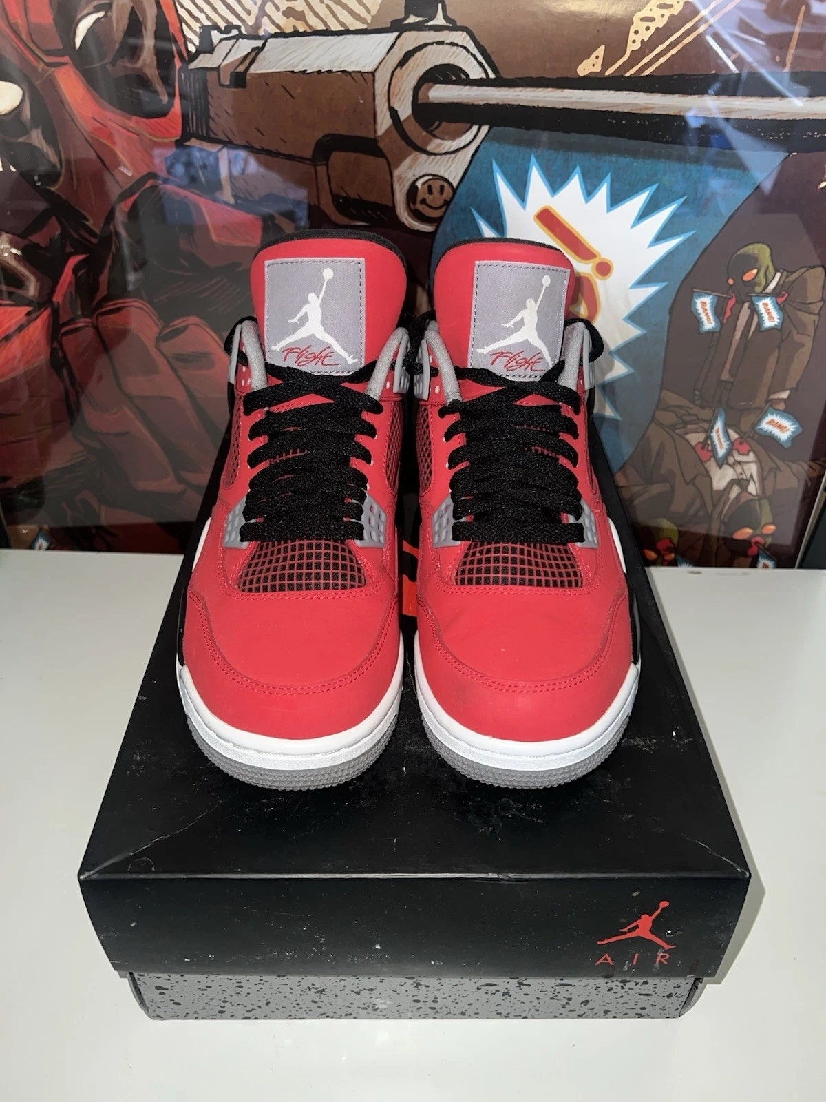 Jordan 4 Toro Red Uk 7