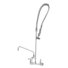 T&S Brass EasyInstall Pre-Rinse Unit w/Add-On Faucet &12" Swing Nozzle