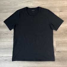 BOSS Mens XL T Shirt Black Short Sleeve