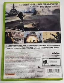 Xbox 360 Bundle of Call of Duty- Modern Warfare 2, 3, Advanced Warfare & Ghost