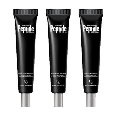 W SKIN LABORATORY Stop Aging Peptide Eye Cream (30mL × 3ea) K-Beauty