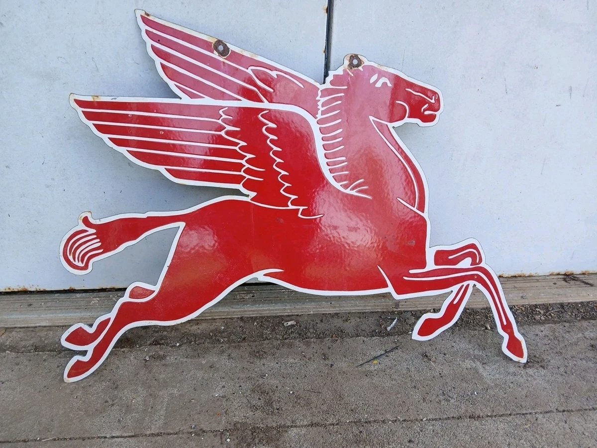 mobil pegasus sign porcelain products for sale | eBay