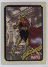 2025 Topps Chrome Marvel Comics Refractor Eve Warlock #192 0w77