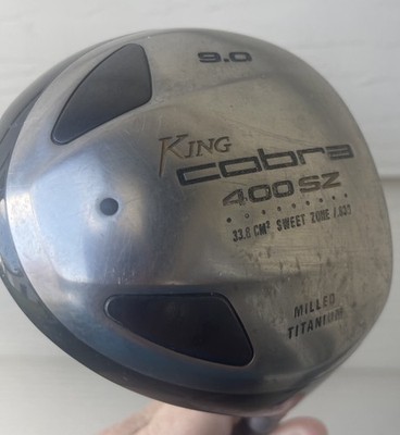King Cobra 400SZ Milled Ti Driver 9.0 RH Stiff Graphite Aldila HM Tour 60 Shaft