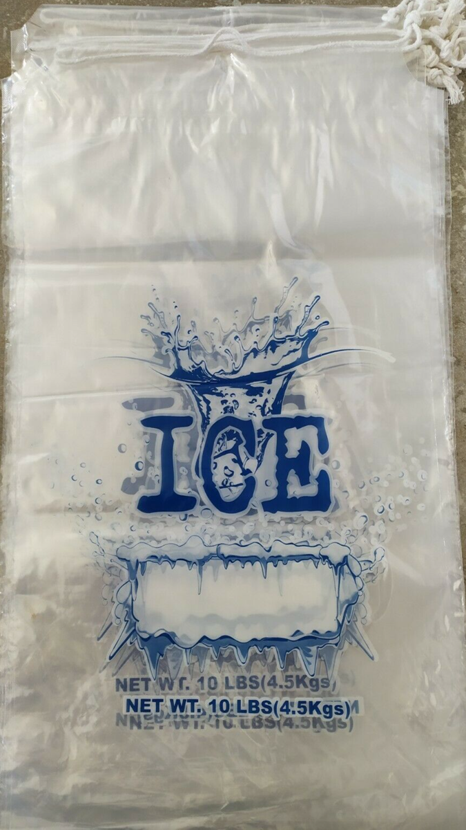 Eisbeutel – 10 Stück Gefrierbeutel Mit Kordelzug | Schwerlast