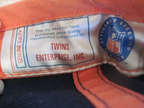 Denver Broncos NFL Official Licensed Twins Enterprise Adjustable Hat Cap Blue - Picture 5 of 5