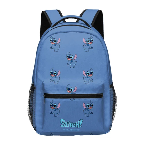 Cartoon Stitch School Backpack Laptop Bags Kids Handbag Travel Bag Teenagers Bag - Picture 19 of 56