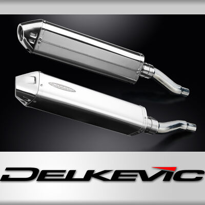 Kawasaki GPZ500S Ninja 500 87-09 Slip On 17'' Tri-Oval Stainless Exhaust Muffler 