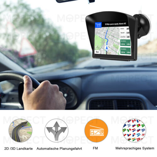 7 Zoll LKW AUTO PKW Navigationsgerät Navigation Navi 8G 2D 3D EU DE Karte MOPECT - Bild 3 von 13