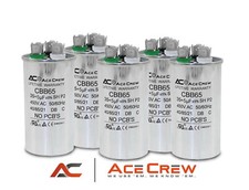 35/5 Dual Run Capacitor Lot of 5 MFD/UF 450VAC AC Electric Motor LIFE WARRANTY 