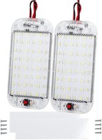 2 StüCk 12V-85V Auto Innenraumbeleuchtung Led, 48 Leds Auto Innenbeleuchtung