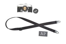 Nylon Camera Strap in Black by APMOTS - Adjustable 32-55" Shoulder Sling